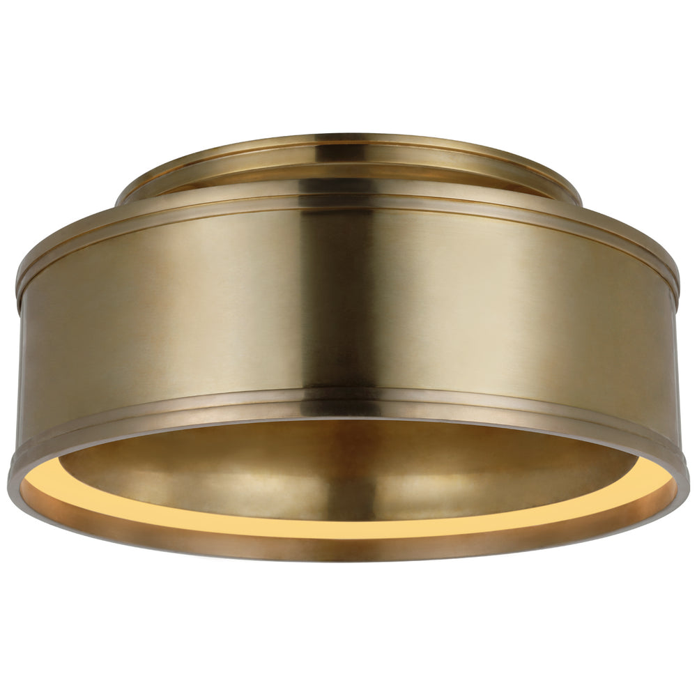 Visual Comfort Signature Canada - LED Flush Mount - Connery - Antique-Burnished Brass- Union Lighting Luminaires Decor