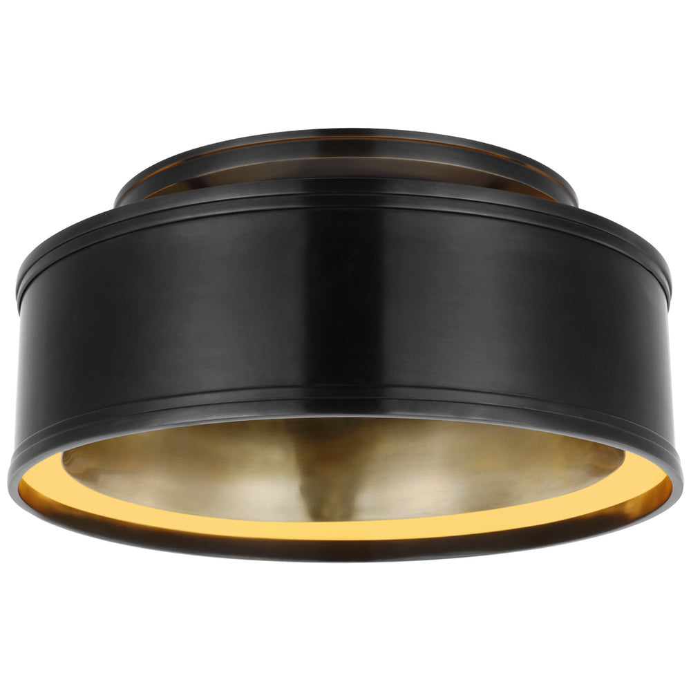 Visual Comfort Signature Canada - LED Flush Mount - Connery - Bronze- Union Lighting Luminaires Decor