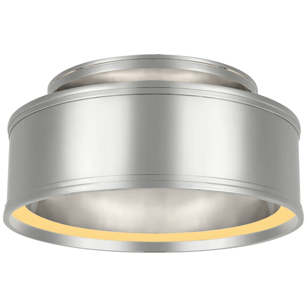 Visual Comfort Signature Canada - LED Flush Mount - Connery - Polished Nickel- Union Lighting Luminaires Decor