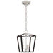 Visual Comfort Signature Canada - LED Lantern - Darlana5 - Polished Nickel and Black Rattan- Union Lighting Luminaires Decor