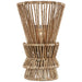 Visual Comfort Signature Canada - LED Wall Sconce - Antigua - Polished Nickel and Natural Abaca- Union Lighting Luminaires Decor