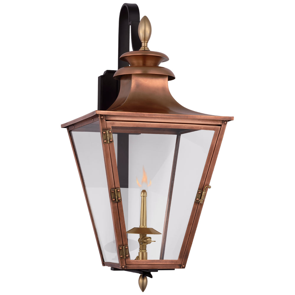 Visual Comfort Signature Canada - Gas Wall Lantern - Albermarle Gas - Soft Copper and Brass- Union Lighting Luminaires Decor