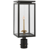 Visual Comfort Signature Canada - Gas Post Light - Fresno Gas - Matte Black- Union Lighting Luminaires Decor