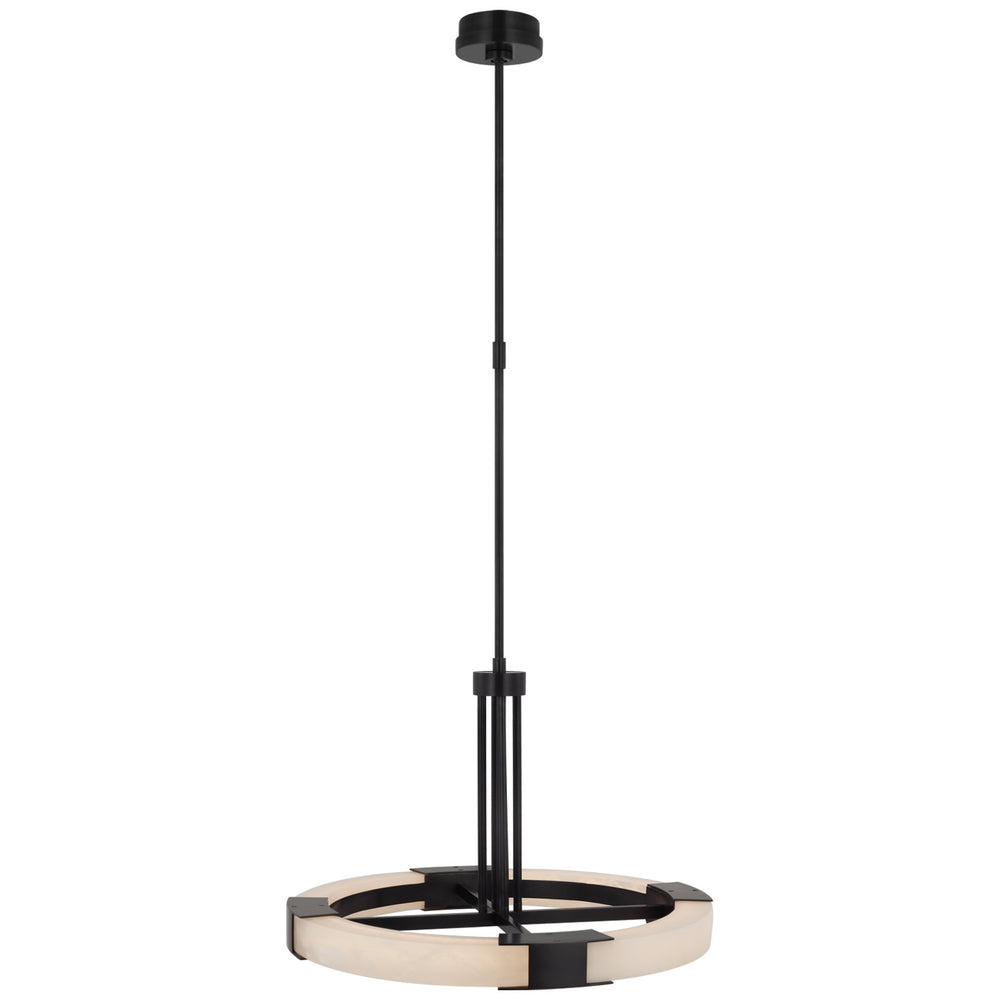 Visual Comfort Signature Canada - LED Chandelier - Covet - Bronze and Alabaster- Union Lighting Luminaires Decor