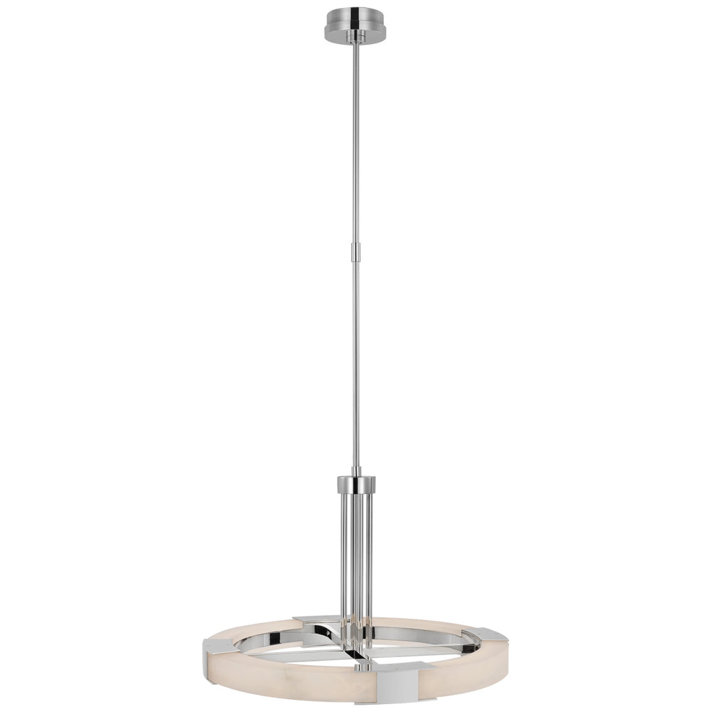 Visual Comfort Signature Canada - LED Chandelier - Covet - Polished Nickel and Alabaster- Union Lighting Luminaires Decor