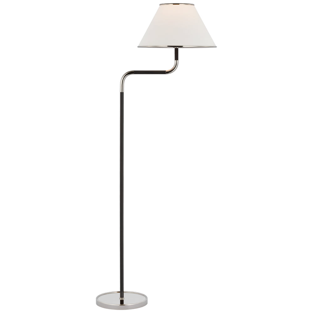 Visual Comfort Signature Canada - LED Floor Lamp - Rigby - Polished Nickel and Ebony- Union Lighting Luminaires Decor