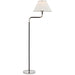 Visual Comfort Signature Canada - LED Floor Lamp - Rigby - Polished Nickel and Ebony- Union Lighting Luminaires Decor