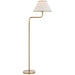 Visual Comfort Signature Canada - LED Floor Lamp - Rigby - Soft Brass and Natural Oak- Union Lighting Luminaires Decor