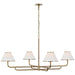 Visual Comfort Signature Canada - LED Chandelier - Rigby - Soft Brass and Natural Oak- Union Lighting Luminaires Decor
