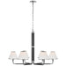 Visual Comfort Signature Canada - LED Chandelier - Rigby - Polished Nickel and Ebony- Union Lighting Luminaires Decor