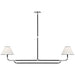 Visual Comfort Signature Canada - LED Chandelier - Rigby - Polished Nickel and Ebony- Union Lighting Luminaires Decor