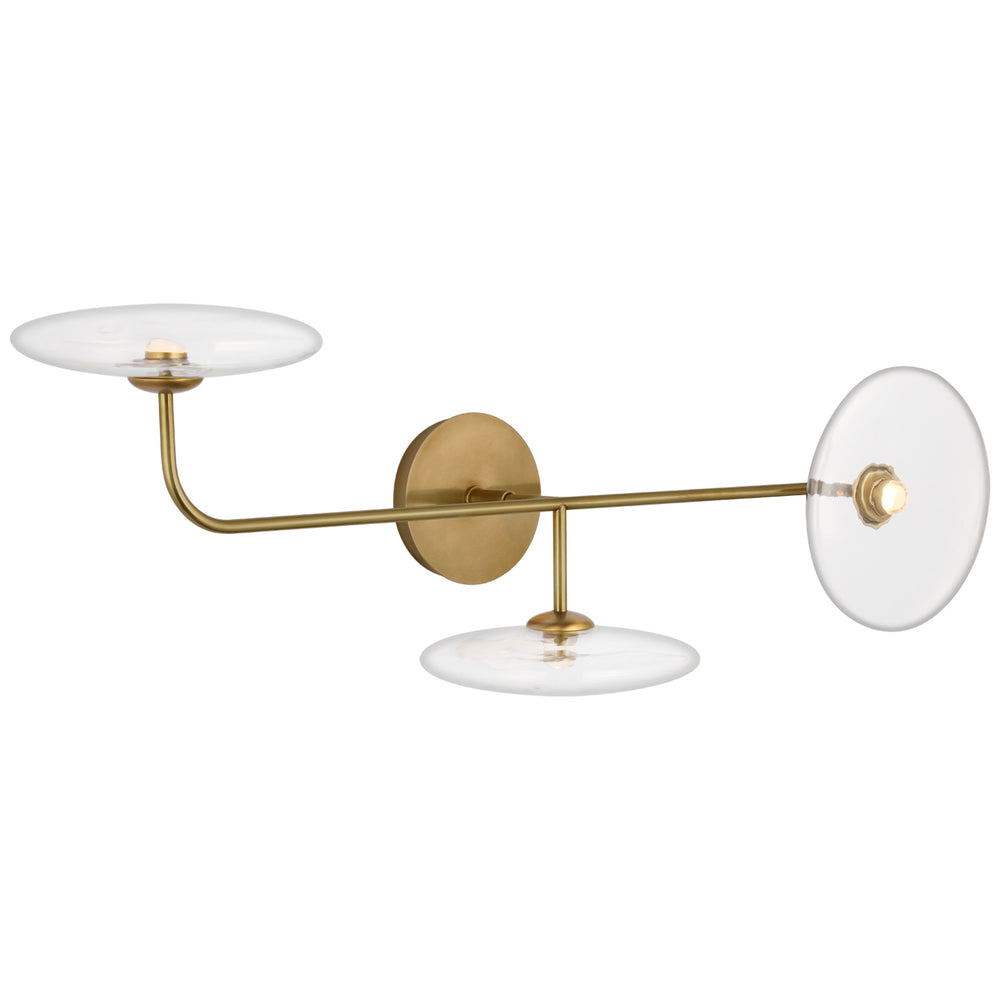 Visual Comfort Signature Canada - LED Wall Sconce - Calvino - Hand-Rubbed Antique Brass- Union Lighting Luminaires Decor