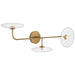 Visual Comfort Signature Canada - LED Wall Sconce - Calvino - Hand-Rubbed Antique Brass- Union Lighting Luminaires Decor