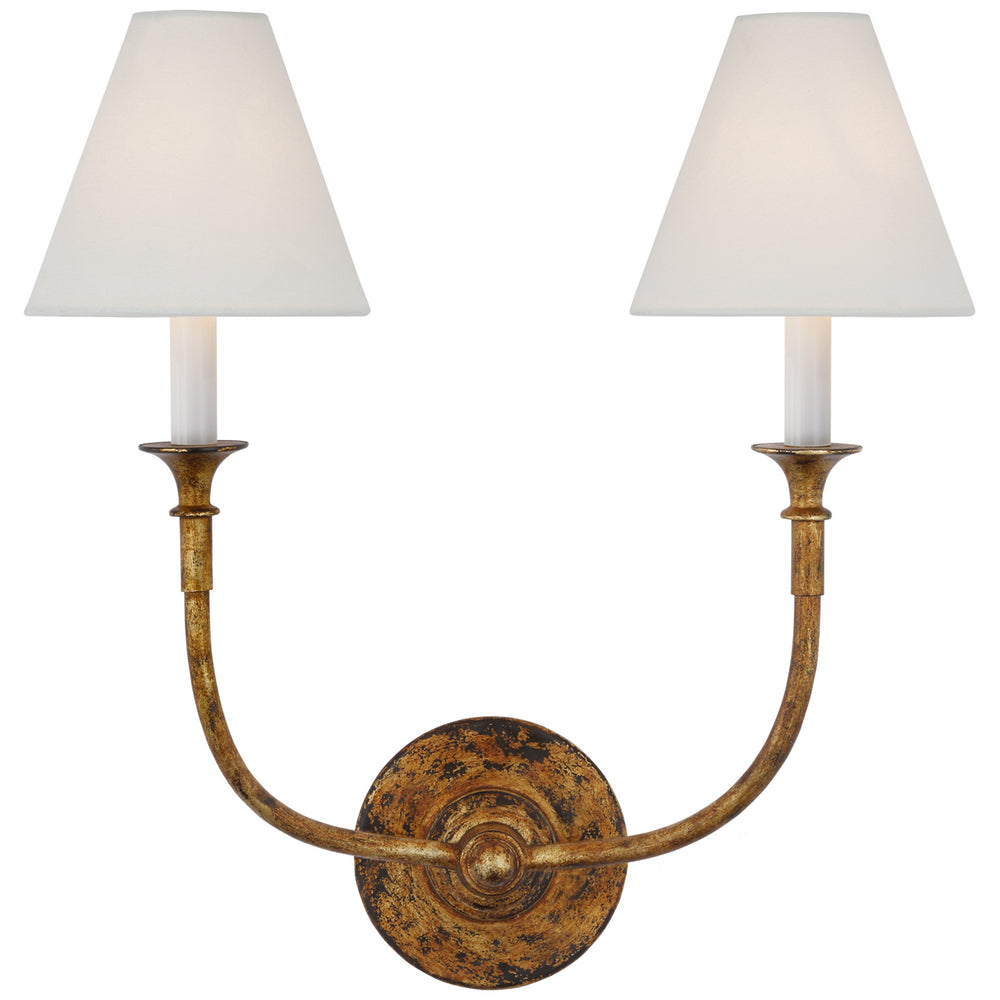 Visual Comfort Signature Canada - LED Wall Sconce - Piaf - Antique Gild- Union Lighting Luminaires Decor