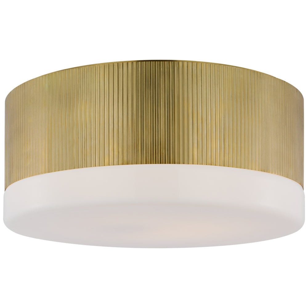 Visual Comfort Signature Canada - LED Flush Mount - Ace - Hand-Rubbed Antique Brass- Union Lighting Luminaires Decor