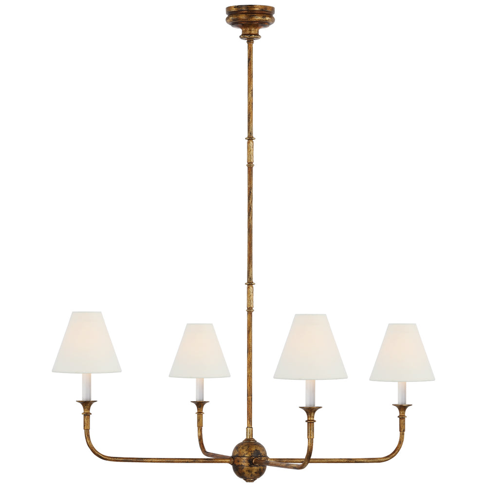 Visual Comfort Signature Canada - Four Light Chandelier - Piaf - Antique Gild- Union Lighting Luminaires Decor