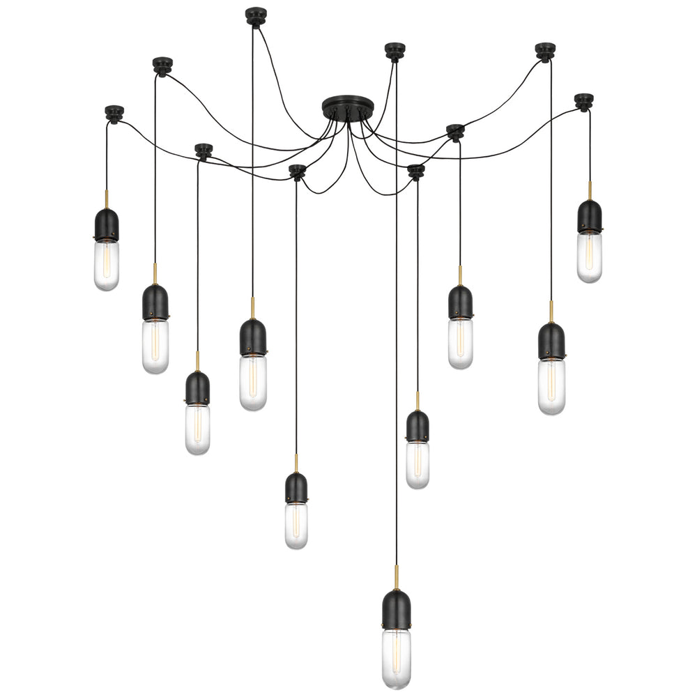 Visual Comfort Signature Canada - LED Pendant - Junio - Bronze and Brass- Union Lighting Luminaires Decor