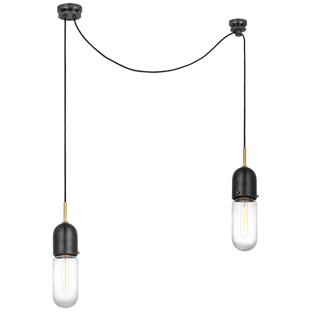 Visual Comfort Signature Canada - LED Pendant - Junio - Bronze and Brass- Union Lighting Luminaires Decor