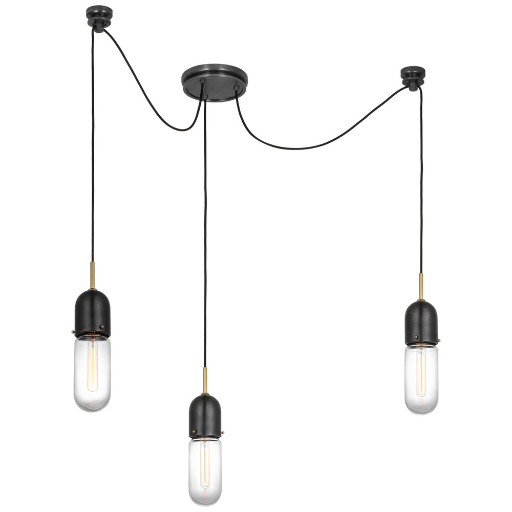 Visual Comfort Signature Canada - LED Pendant - Junio - Bronze and Brass- Union Lighting Luminaires Decor