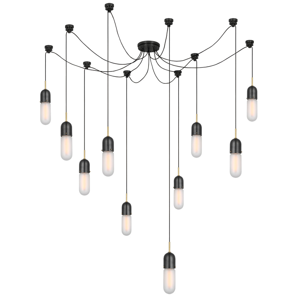 Visual Comfort Signature Canada - LED Pendant - Junio - Bronze and Brass- Union Lighting Luminaires Decor
