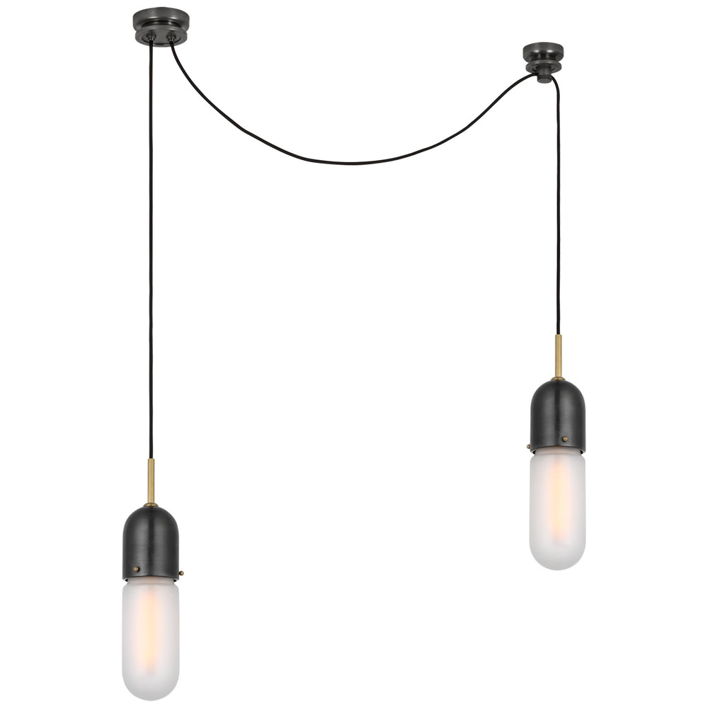 Visual Comfort Signature Canada - LED Pendant - Junio - Bronze and Brass- Union Lighting Luminaires Decor