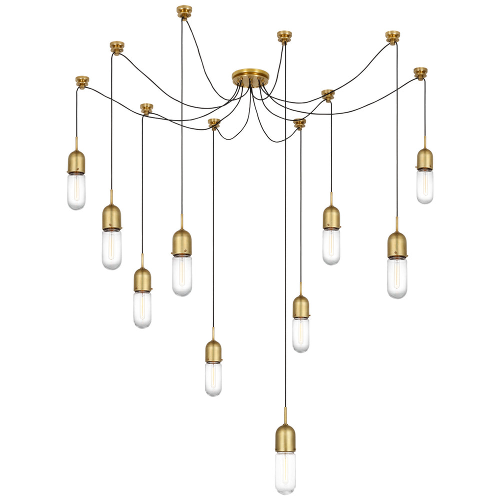 Visual Comfort Signature Canada - LED Pendant - Junio - Hand-Rubbed Antique Brass- Union Lighting Luminaires Decor