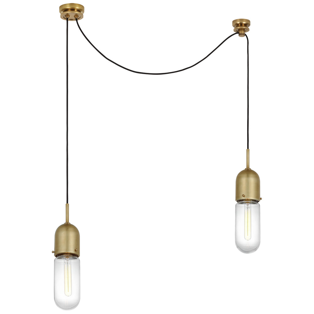 Visual Comfort Signature Canada - LED Pendant - Junio - Hand-Rubbed Antique Brass- Union Lighting Luminaires Decor