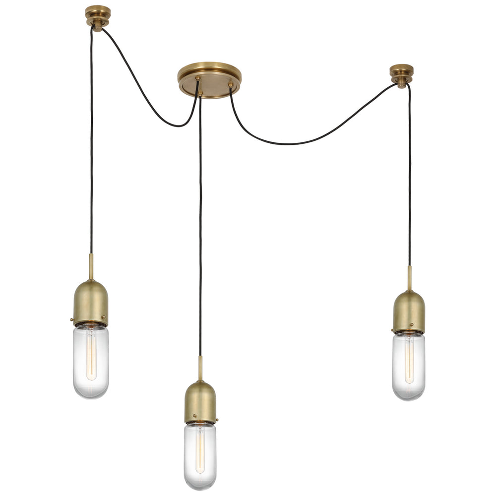 Visual Comfort Signature Canada - LED Pendant - Junio - Hand-Rubbed Antique Brass- Union Lighting Luminaires Decor