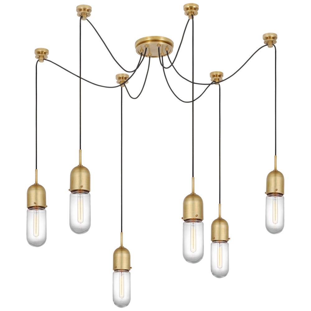 Visual Comfort Signature Canada - LED Pendant - Junio - Hand-Rubbed Antique Brass- Union Lighting Luminaires Decor
