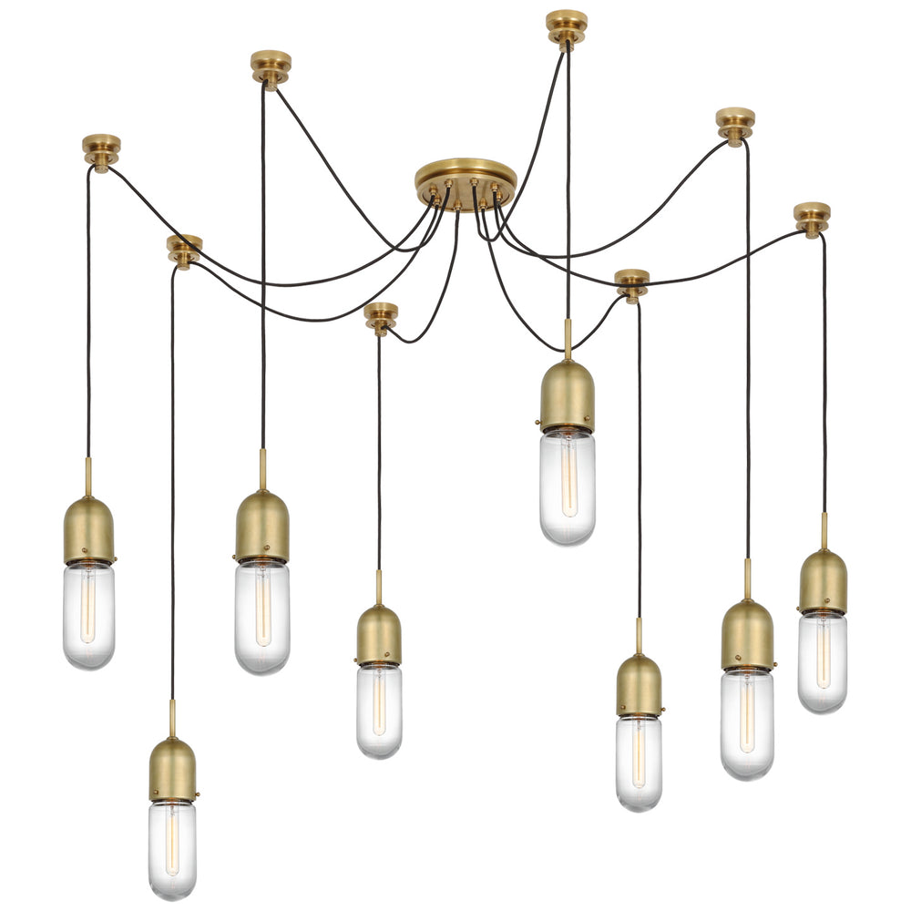Visual Comfort Signature Canada - LED Pendant - Junio - Hand-Rubbed Antique Brass- Union Lighting Luminaires Decor
