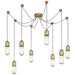 Visual Comfort Signature Canada - LED Pendant - Junio - Hand-Rubbed Antique Brass- Union Lighting Luminaires Decor