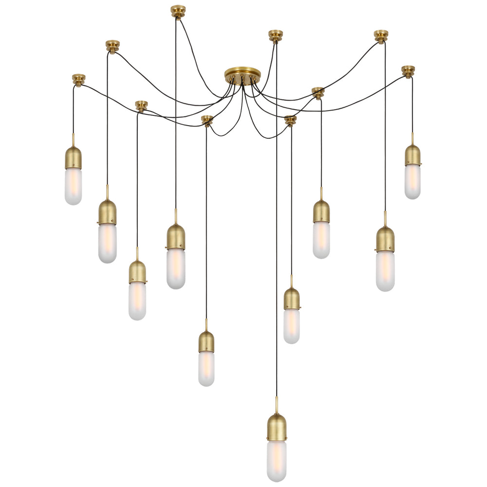 Visual Comfort Signature Canada - LED Pendant - Junio - Hand-Rubbed Antique Brass- Union Lighting Luminaires Decor