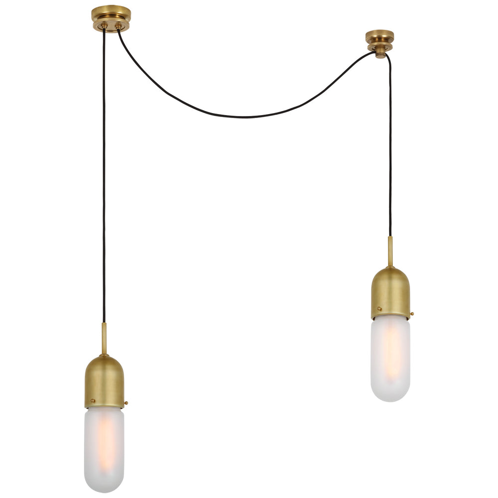 Visual Comfort Signature Canada - LED Pendant - Junio - Hand-Rubbed Antique Brass- Union Lighting Luminaires Decor