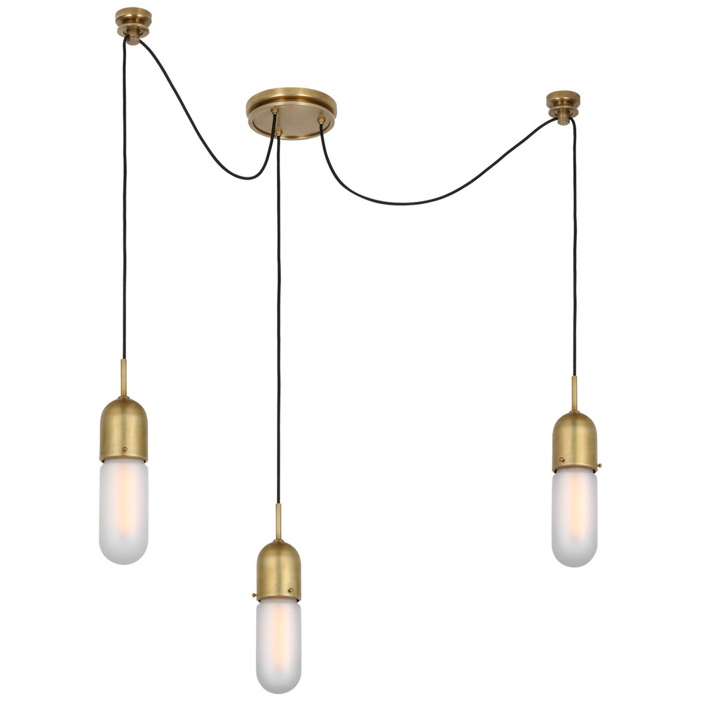 Visual Comfort Signature Canada - LED Pendant - Junio - Hand-Rubbed Antique Brass- Union Lighting Luminaires Decor