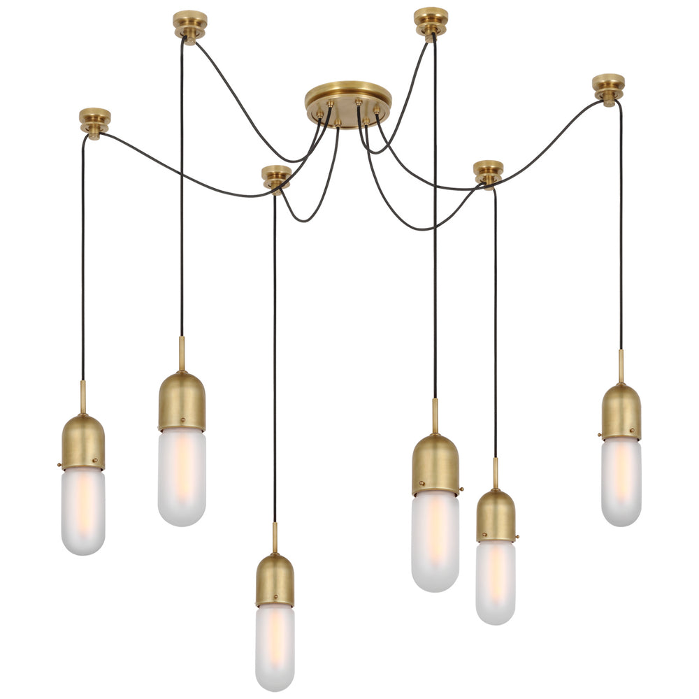 Visual Comfort Signature Canada - LED Pendant - Junio - Hand-Rubbed Antique Brass- Union Lighting Luminaires Decor