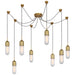 Visual Comfort Signature Canada - LED Pendant - Junio - Hand-Rubbed Antique Brass- Union Lighting Luminaires Decor