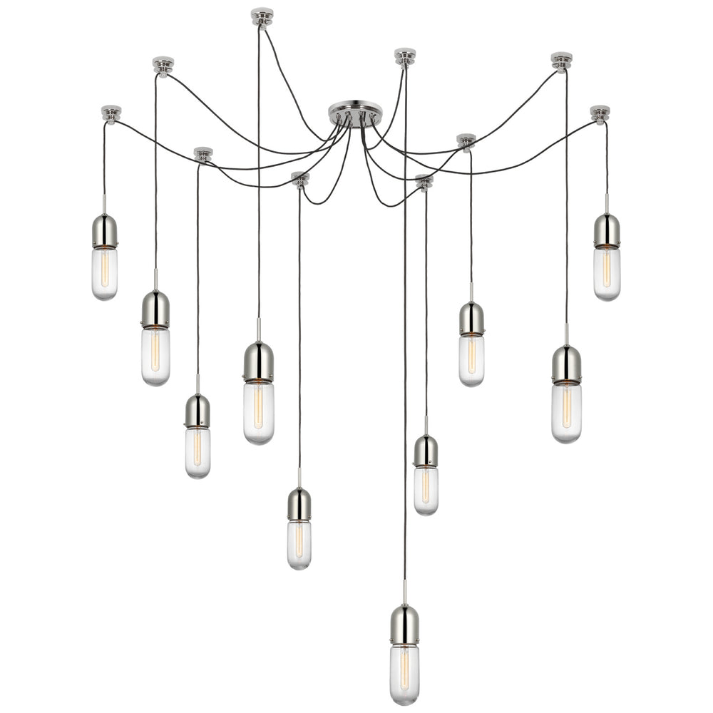 Visual Comfort Signature Canada - LED Pendant - Junio - Polished Nickel- Union Lighting Luminaires Decor