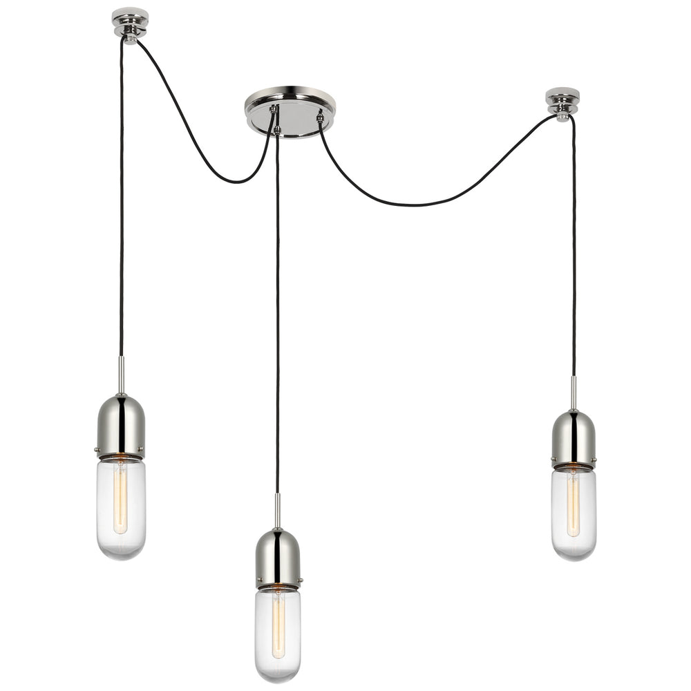 Visual Comfort Signature Canada - LED Pendant - Junio - Polished Nickel- Union Lighting Luminaires Decor