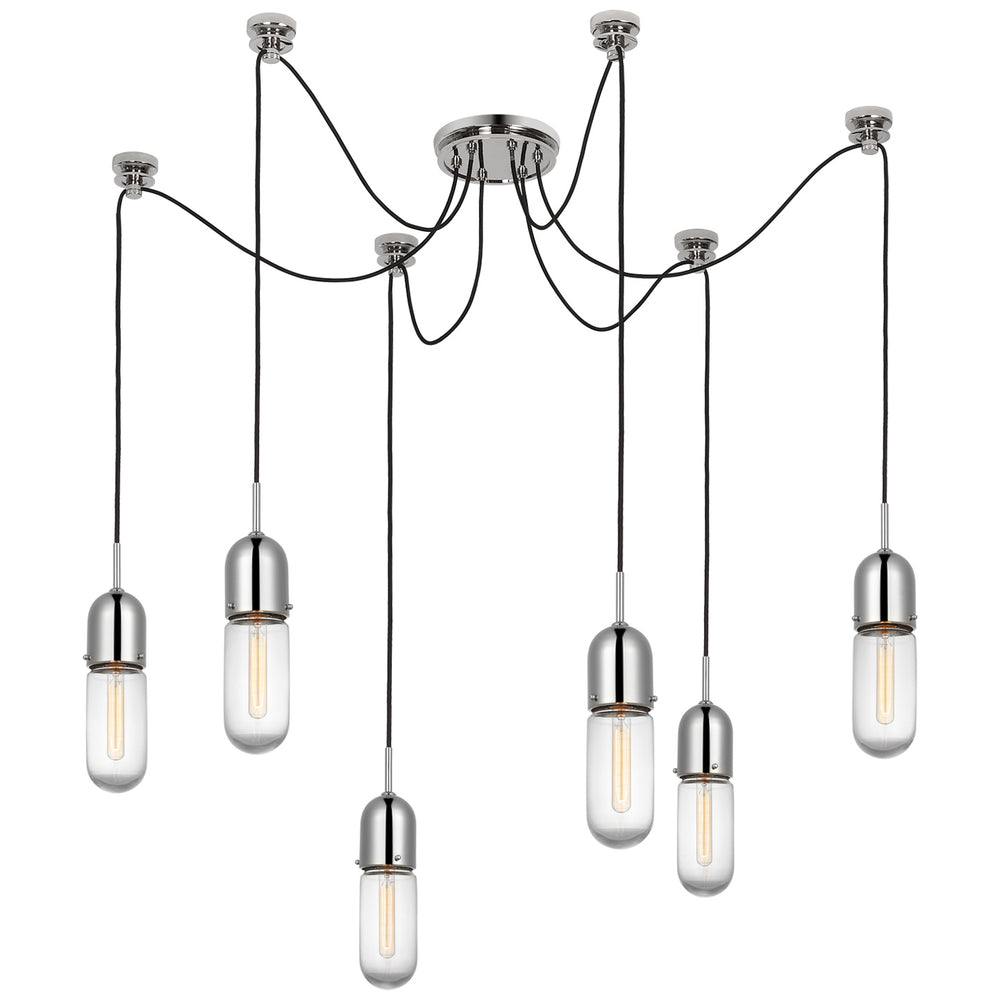 Visual Comfort Signature Canada - LED Pendant - Junio - Polished Nickel- Union Lighting Luminaires Decor