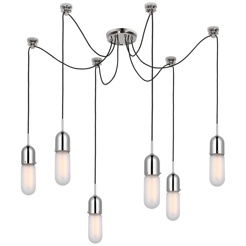 Visual Comfort Signature Canada - LED Pendant - Junio - Polished Nickel- Union Lighting Luminaires Decor