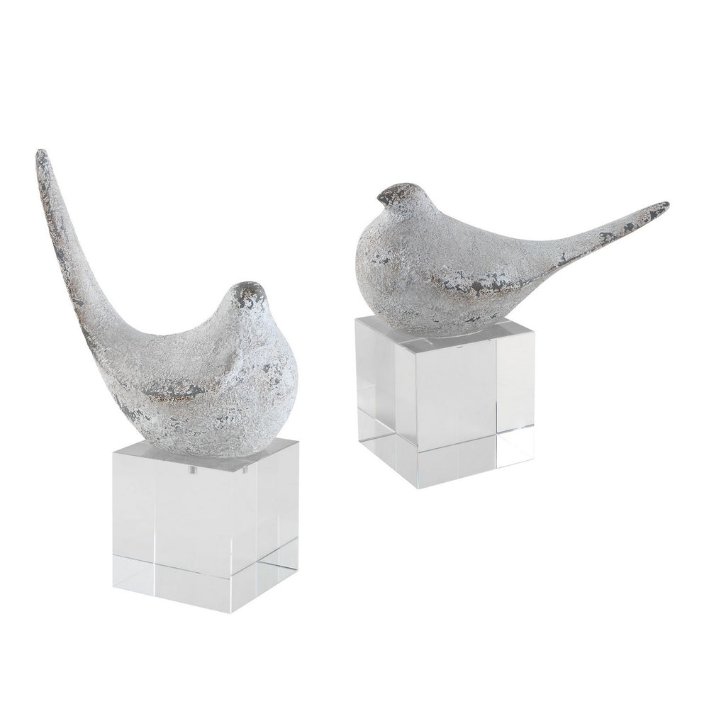 Uttermost - Sculptures, S/2 - Better Together - Textured Silver- Union Lighting Luminaires Decor