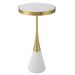 Uttermost - Accent Table - Apex - Matte White- Union Lighting Luminaires Decor