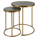 Uttermost - Nesting Tables, S/2 - Aragon - Antique Burnished Brass- Union Lighting Luminaires Decor