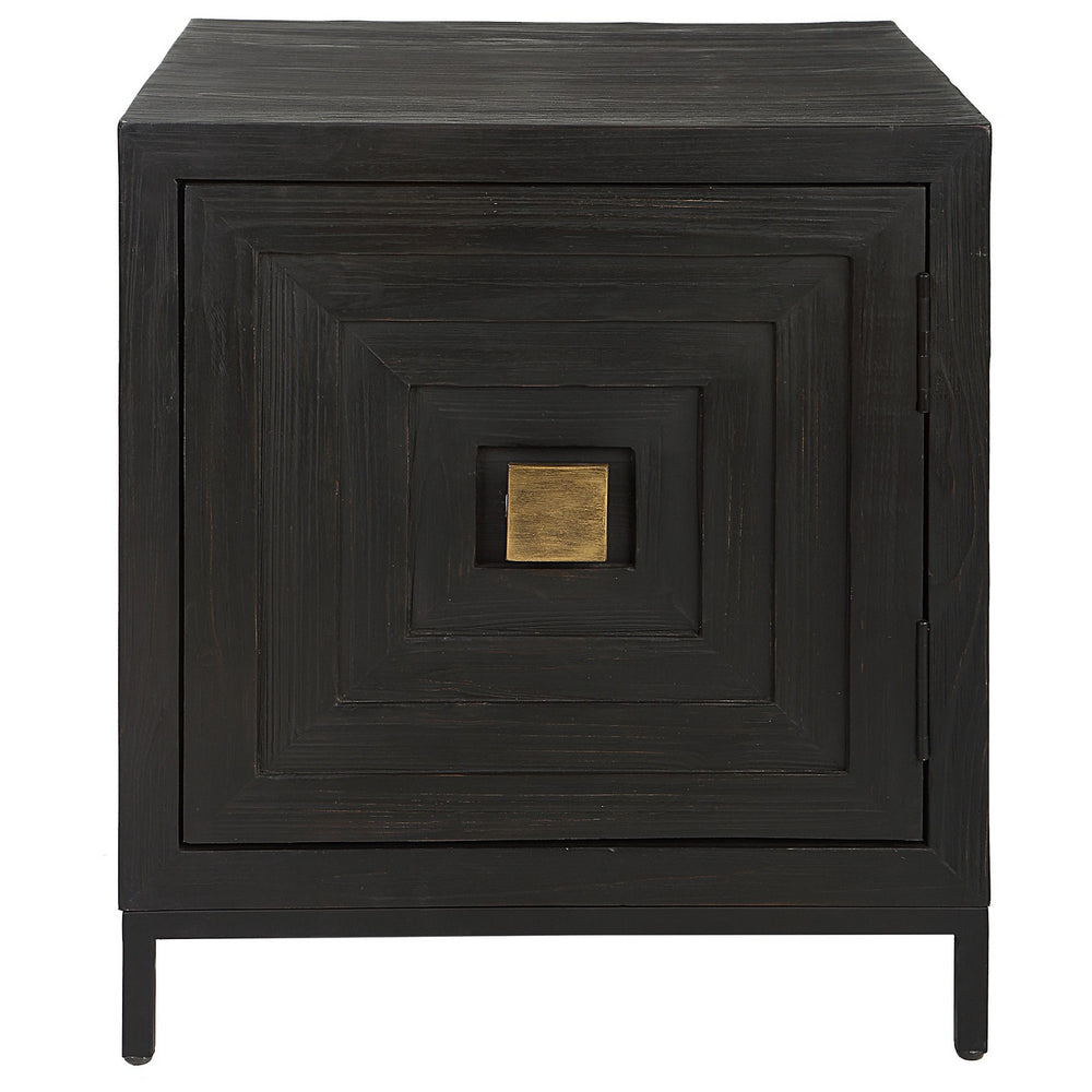 Uttermost - Cabinet / End Table - Aiken - Dark Ebony Stain- Union Lighting Luminaires Decor
