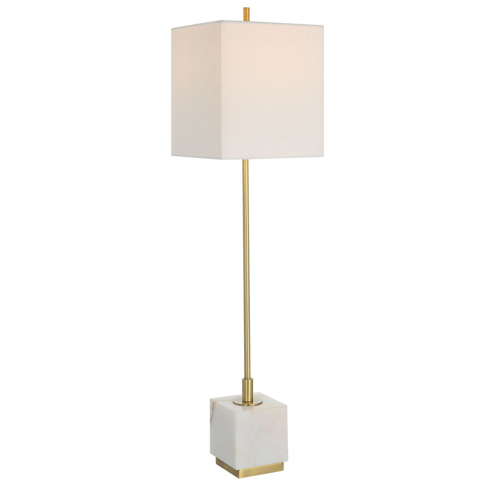 Uttermost - One Light Buffet Lamp - Escort - Plated Brushed Brass- Union Lighting Luminaires Decor