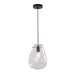 Bethel International Canada - One Light Pendant - Black & Clear- Union Lighting Luminaires Decor
