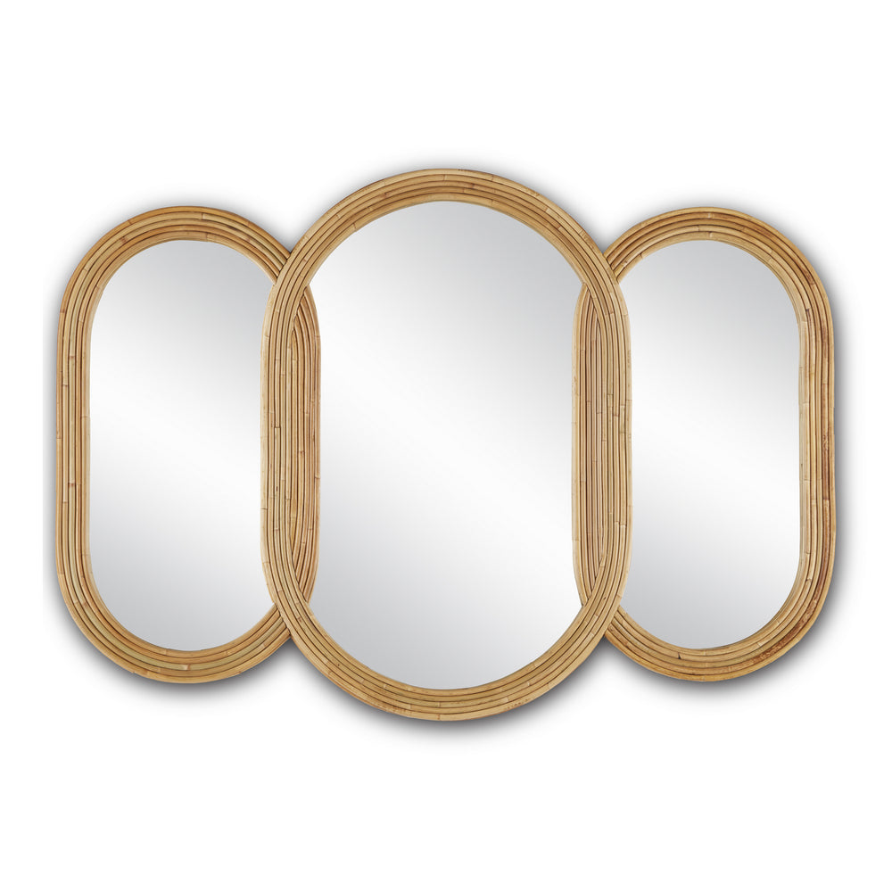Currey and Company - Mirror - Triboa - Natural/Khaki- Union Lighting Luminaires Decor