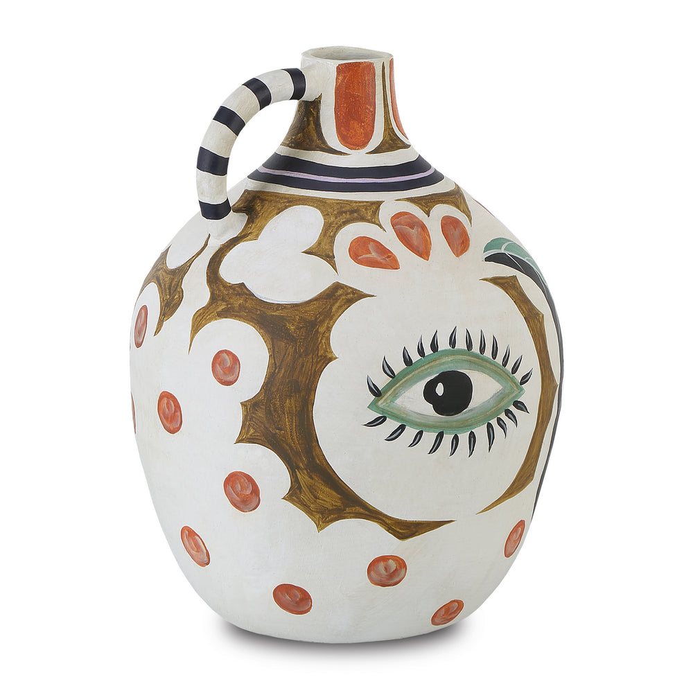 Currey and Company - Vase - Hamsa Demijohn Vase - Multicolor- Union Lighting Luminaires Decor