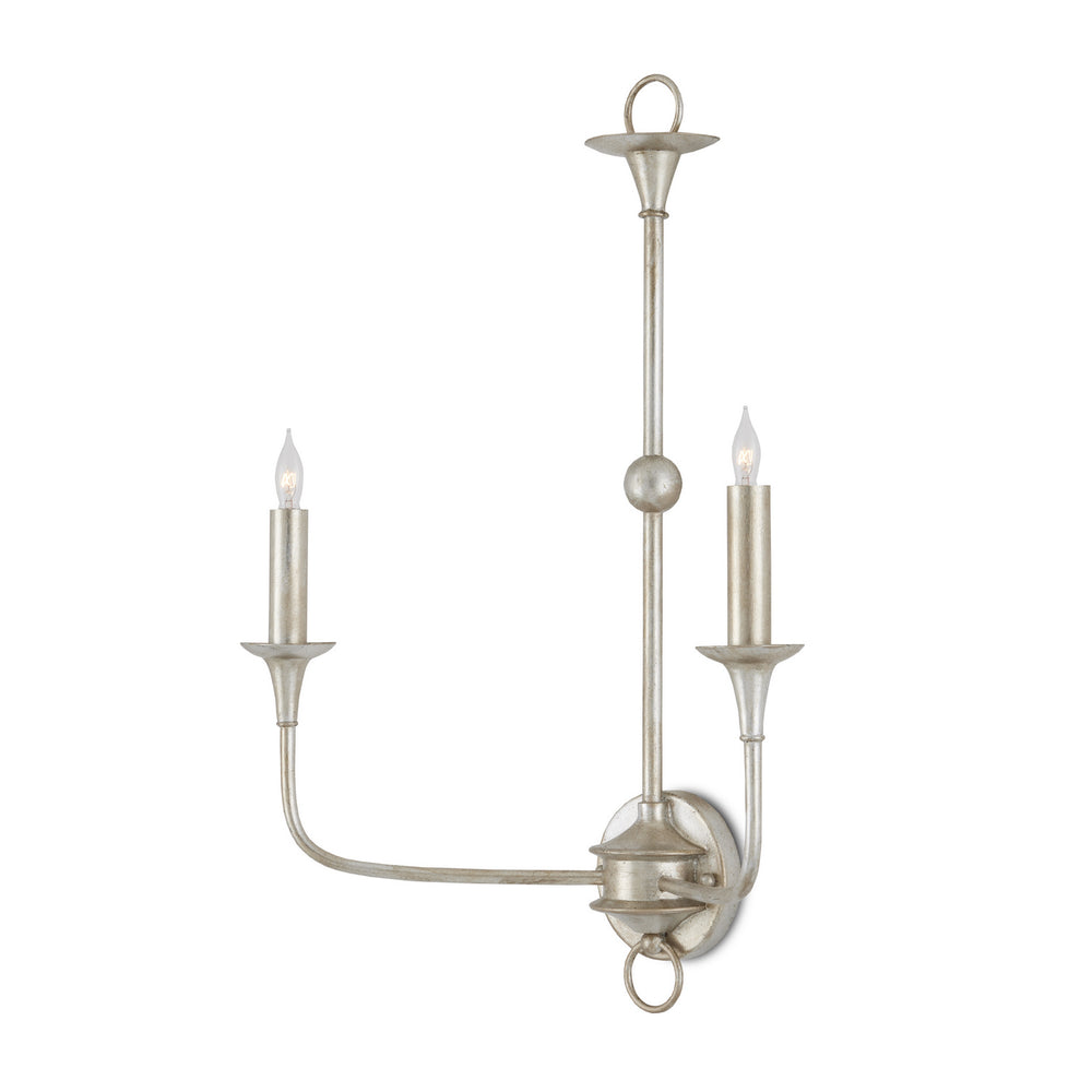 Currey and Company - Two Light Wall Sconce - Nottaway Collection - Champagne- Union Lighting Luminaires Decor