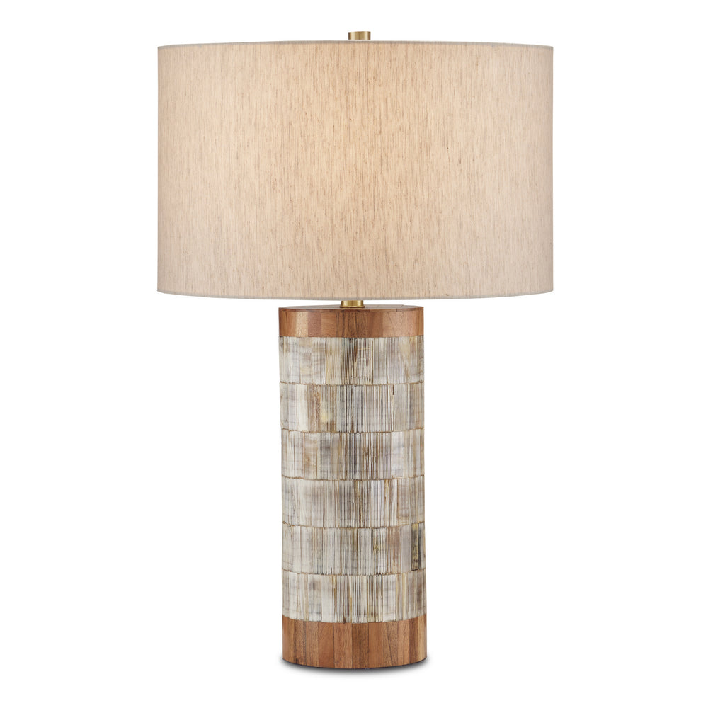 Currey and Company - One Light Table Lamp - Hyson - Natural/Beige- Union Lighting Luminaires Decor